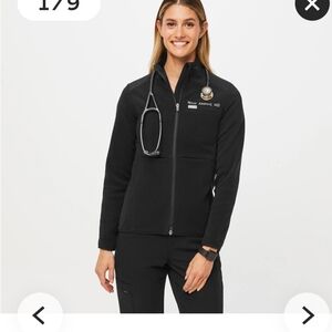 Figs Women's Black Utility Jacket